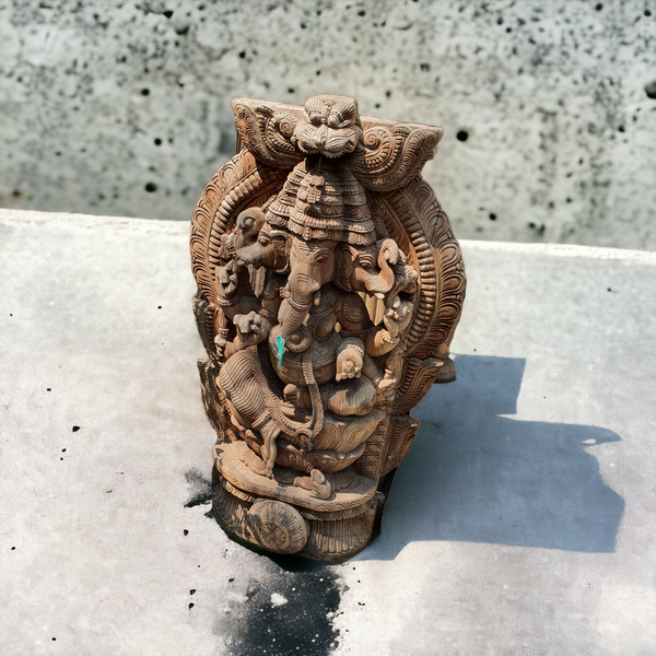 Kunst | Houtsculptuur | Ganesha