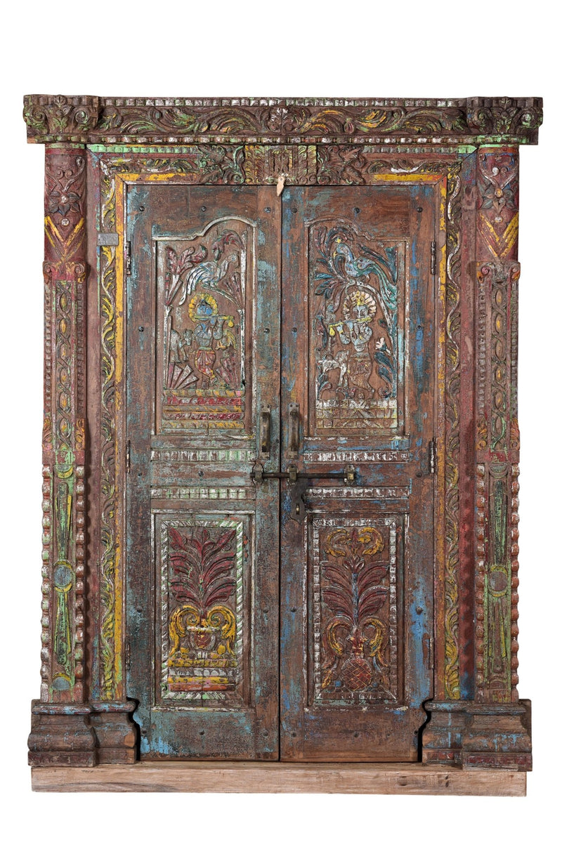 Indiase kast | 220cm | Tempeldeuren Krishna - MOFASA