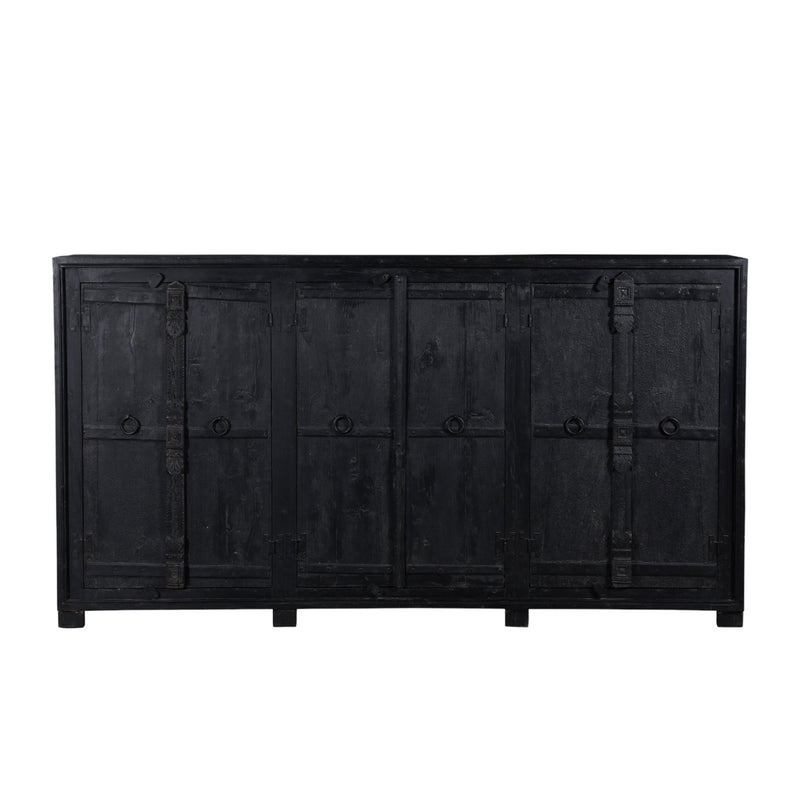Oosters dressoir | 208CM | Zwart | Teak - MOFASA