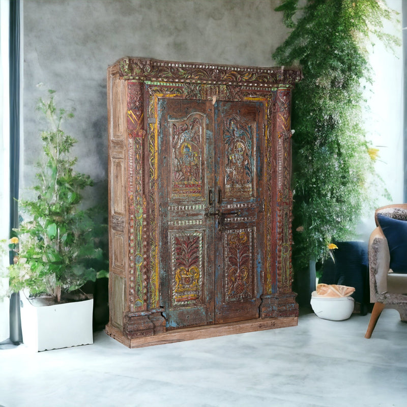 Indiase kast | 220cm | Tempeldeuren Krishna - MOFASA